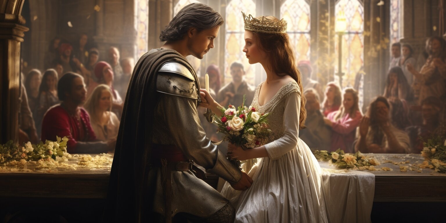 Priest blessing bed in evolution of nuptial bedding ceremonies