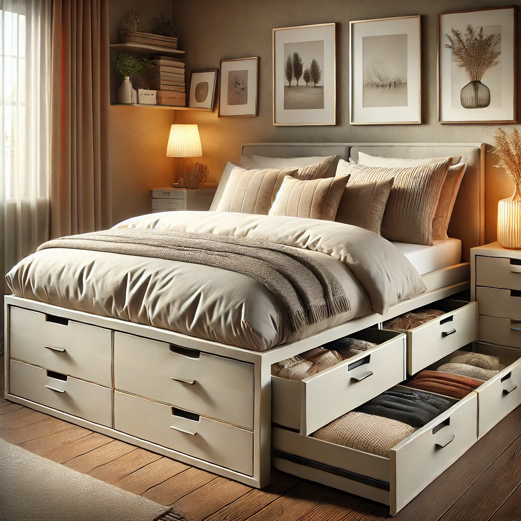Double Bed Storage Bed