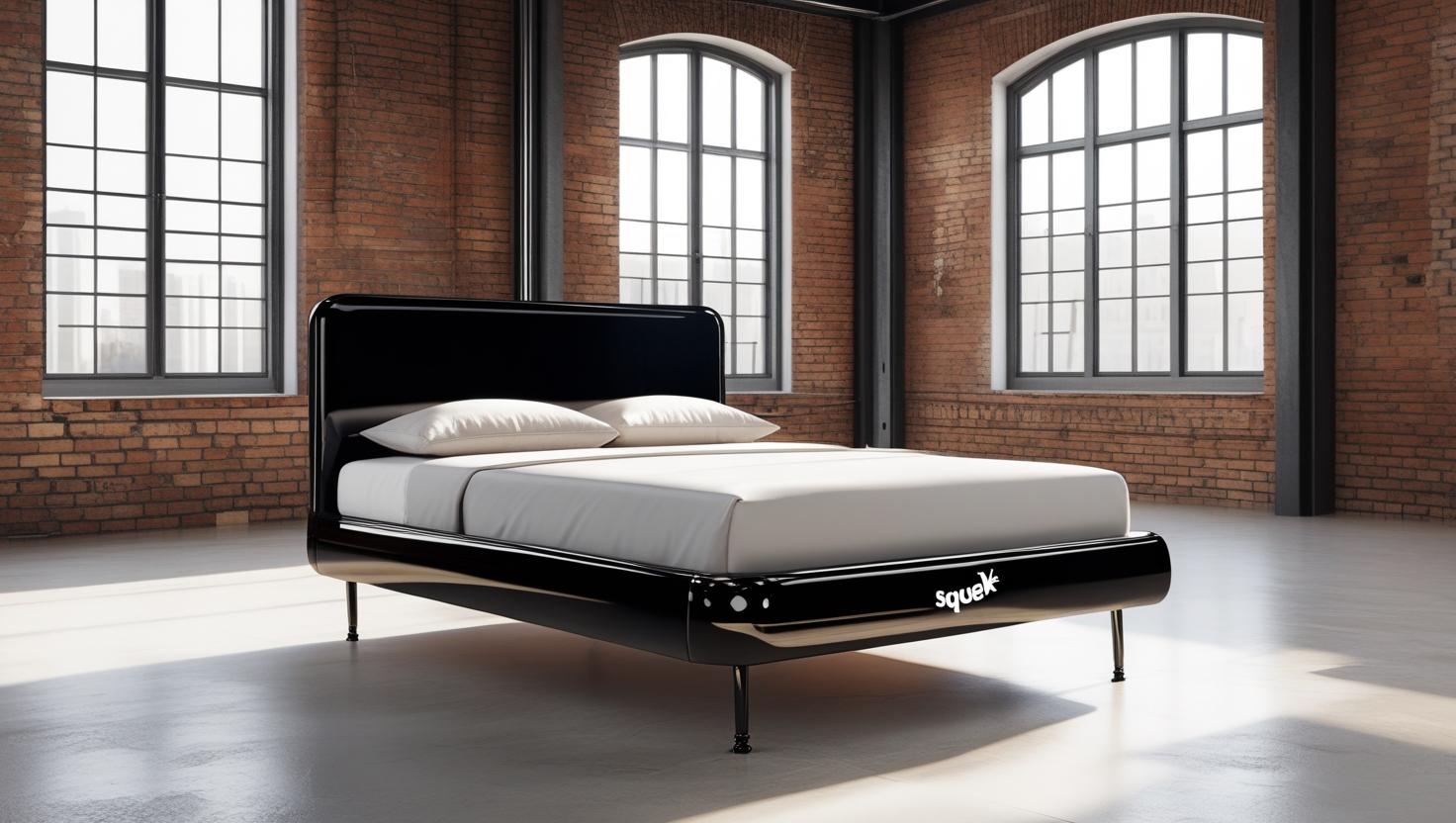 A freshly tightened and padded frame ends a squeaky bed frame problem for peaceful sleep.