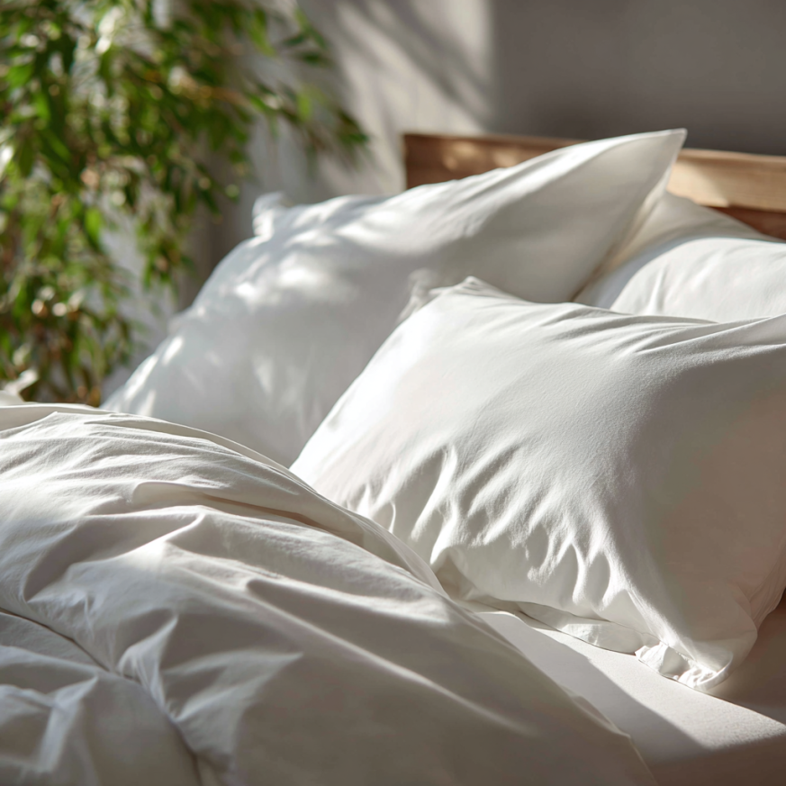 hypoallergenic cozy bedding materials organic cotton and bamboo