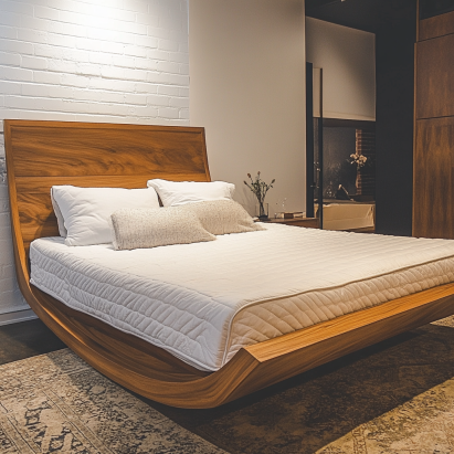 "How to incline your bed using bed risers for a stable and uniform elevation, improving sleep posture and circulation."