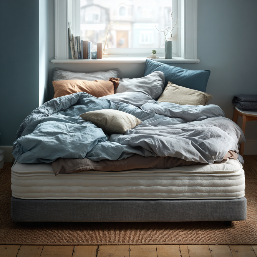 improperly fitted mattress