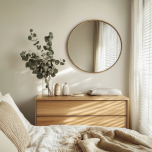 Round mirror in bedroom mirror designs