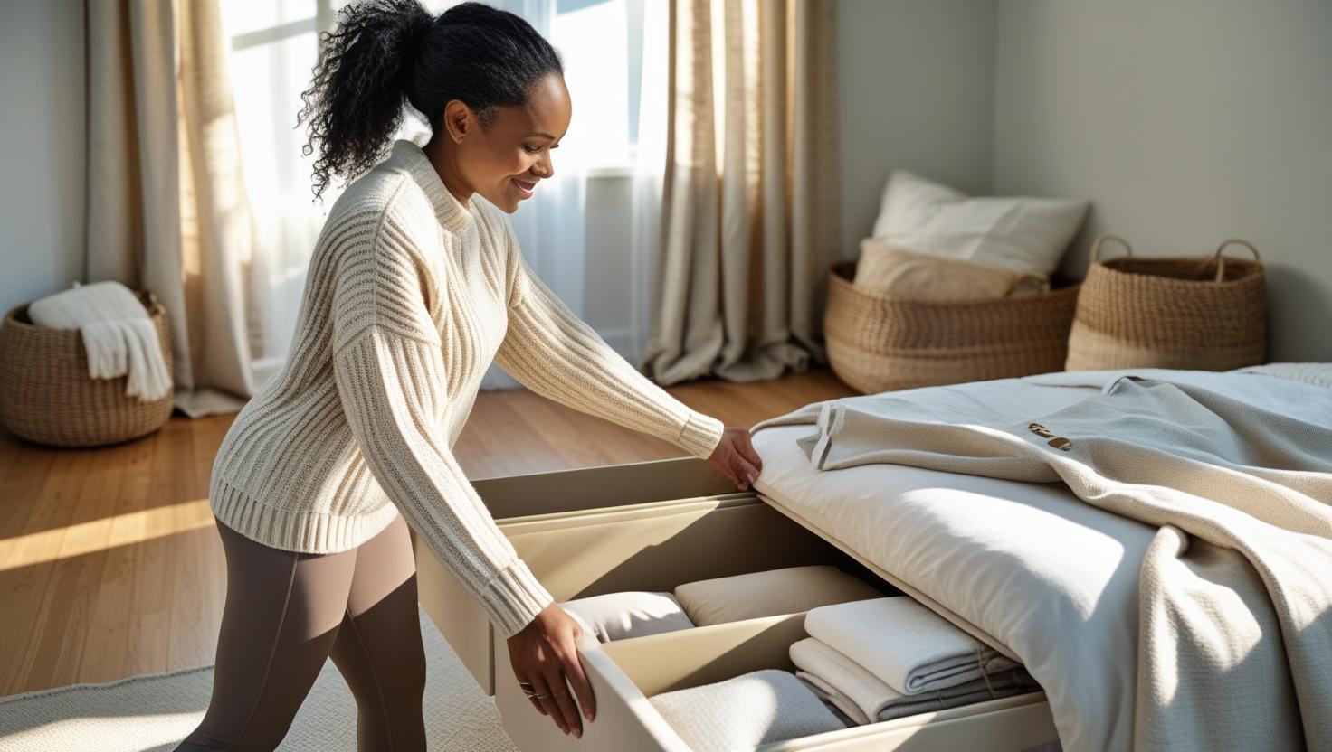 Maximize bedroom space with Under-Bed Drawers