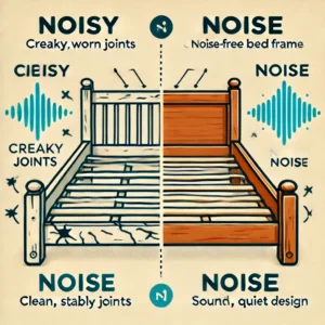 Sturdy bed base stops wobble and shifting