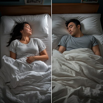 Bed Size and Sleep Quality comparison chart showing the effects of different bed sizes on sleep comfort"