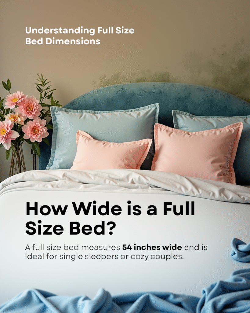 How Wide is a Full Size Bed? Complete Guide - bedroom