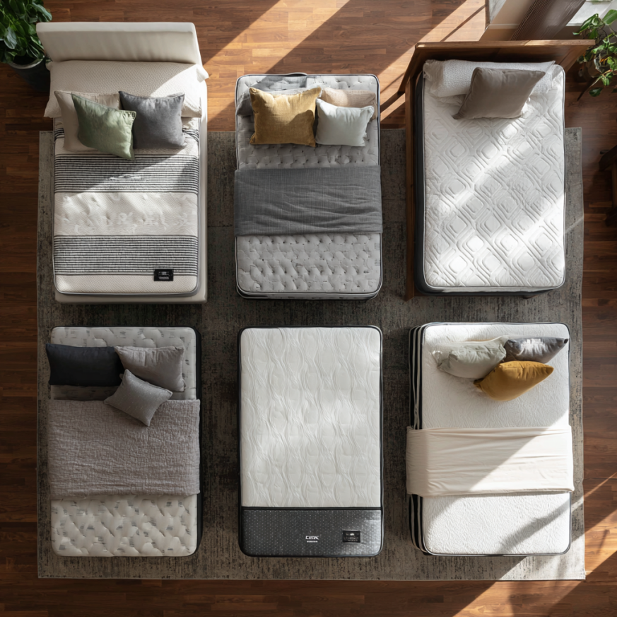 Mattress size comparison chart including full size bed width