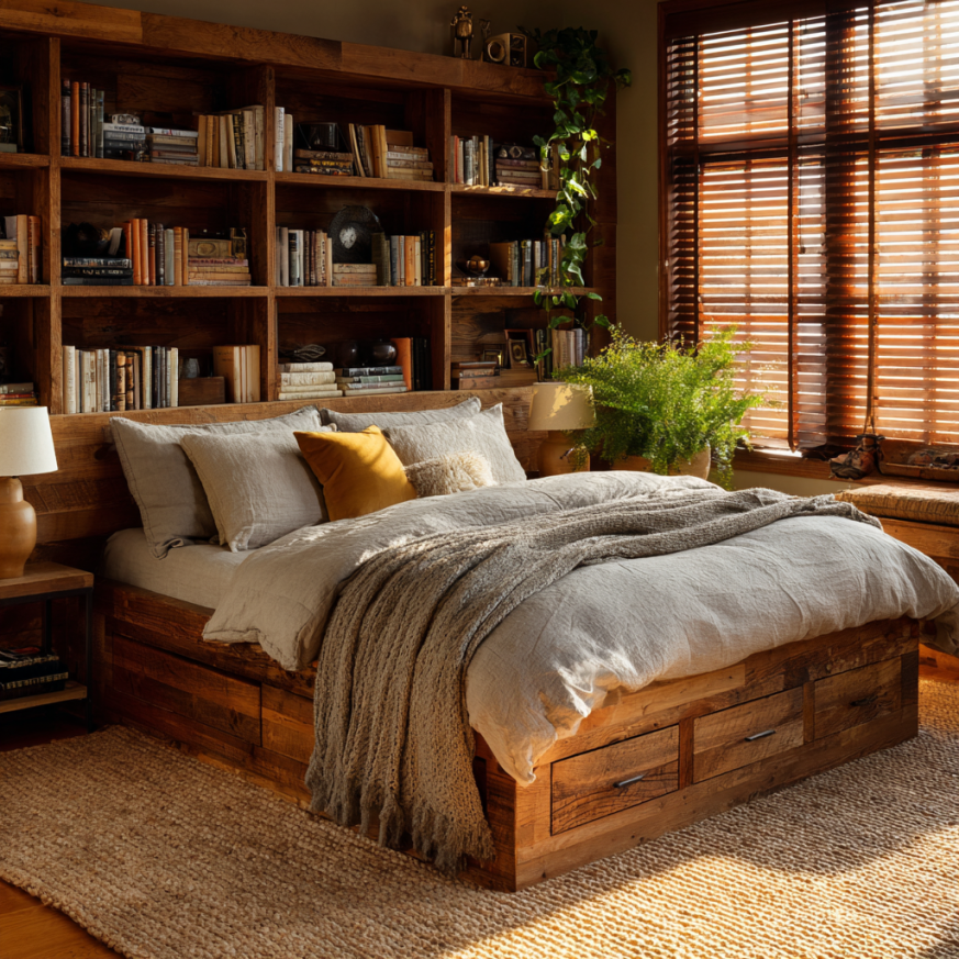 Key takeaways for choosing a bookcase storage bed in small bedrooms
