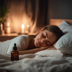 Essential Oils Benefits Sleep Relaxation diffuser setup