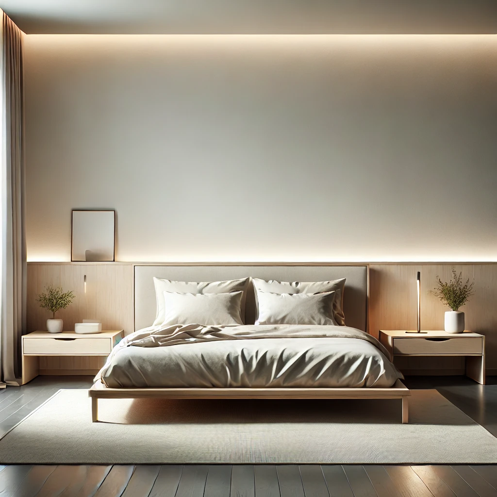 A chart clearly showing king size bed measurements for better planning