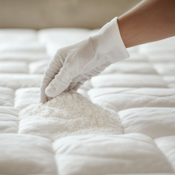 Mattress hygiene: visual of a fresh and clean mattress.