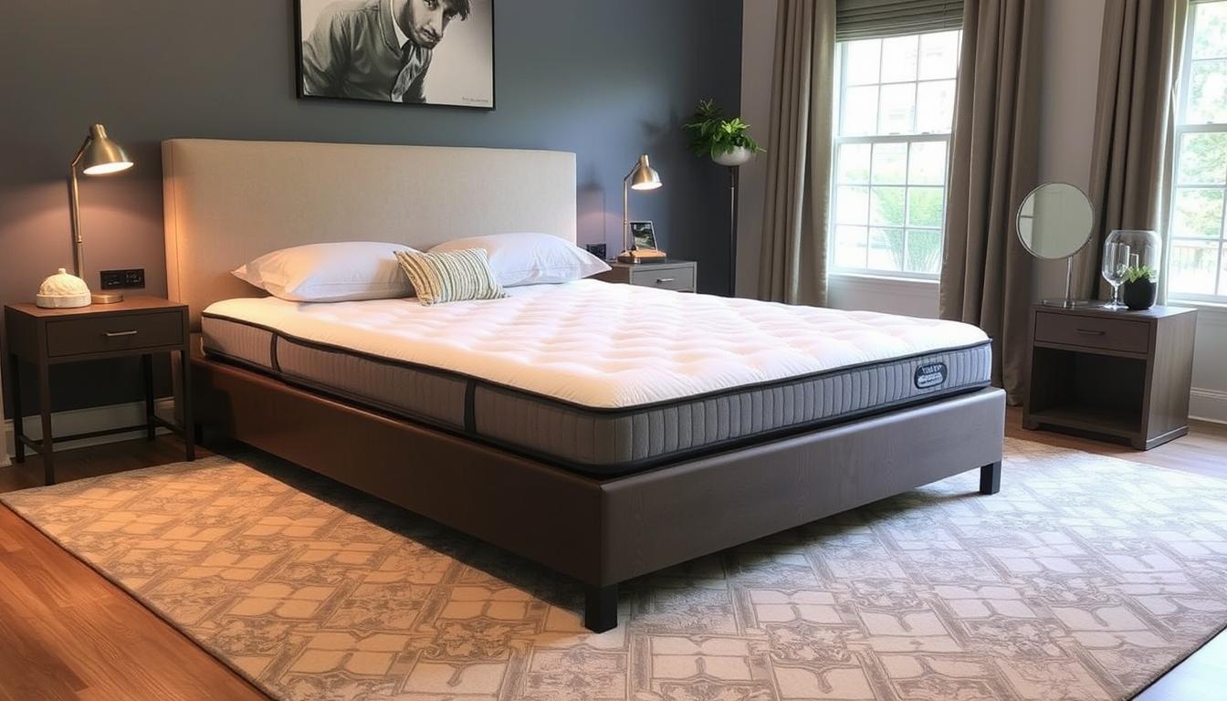 Layout planning mattress size options in compact room