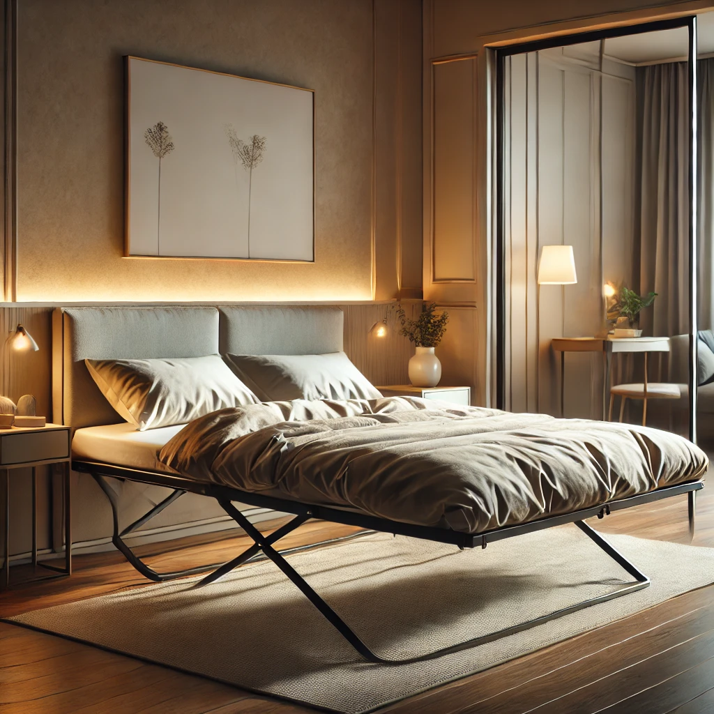foldable double bed