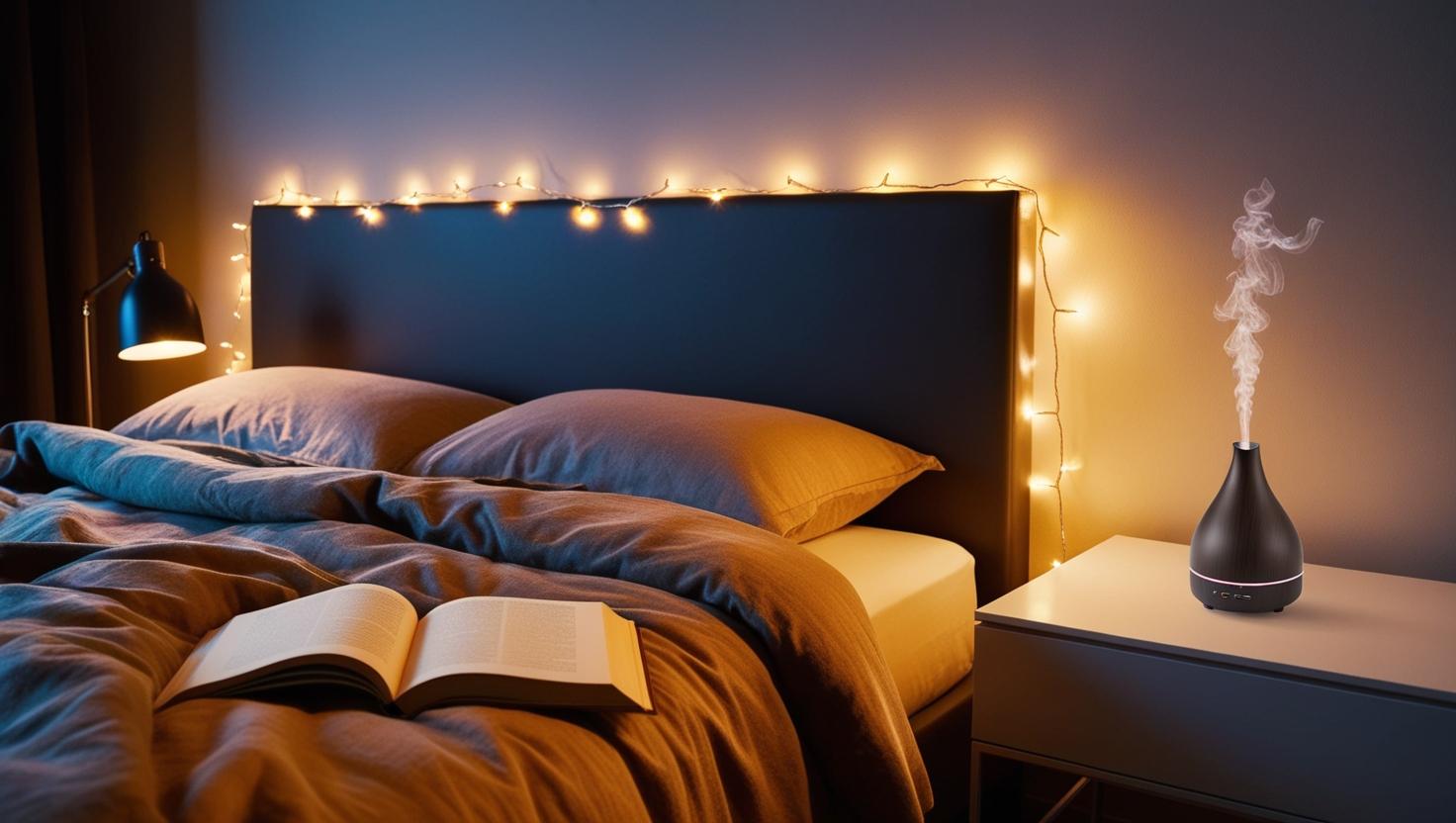 Cozy bedroom scene showing bedding materials and benefits in a peaceful setting.