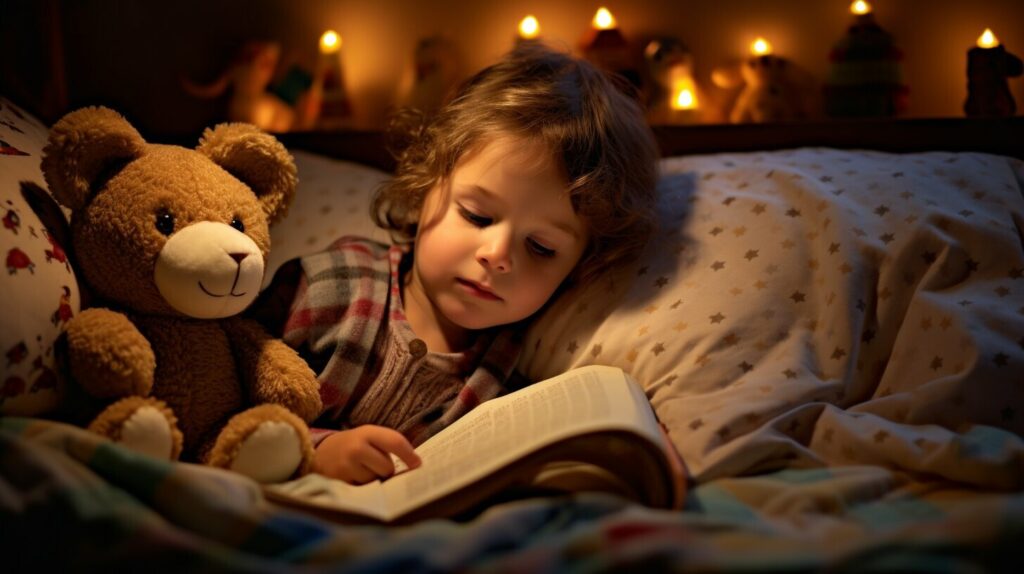 cozy lighting for bedtime stories