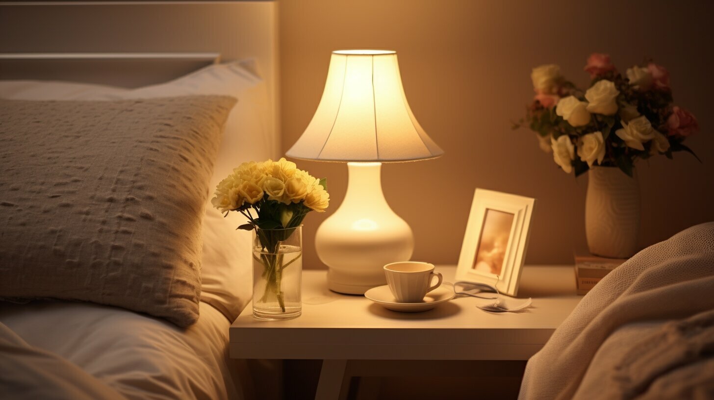 Task lighting with desk and table lamps