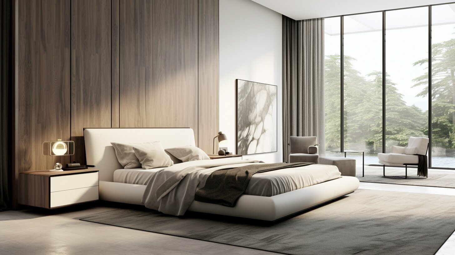 Modern Bed Designs in sleek bedroom