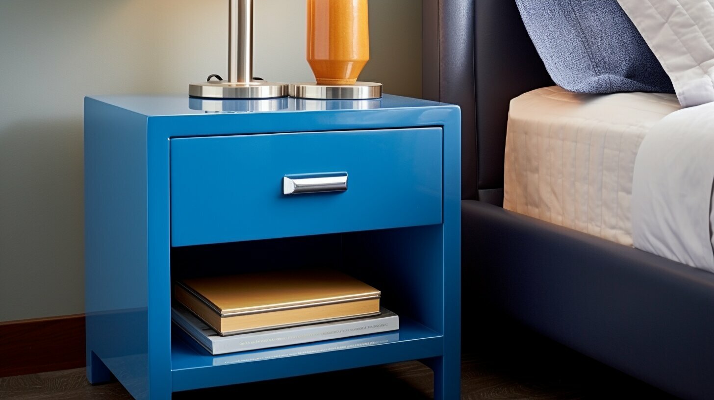 Nightstand height and storage configurations