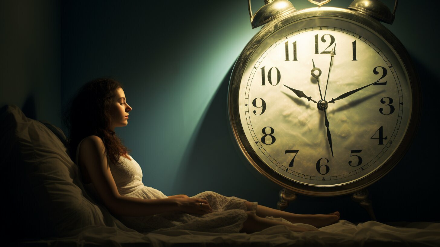 Circadian rhythm illustration in sleep studies and research