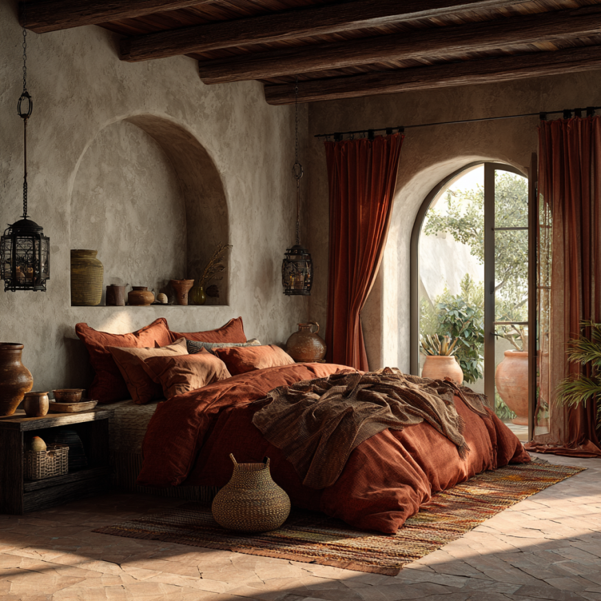 Spanish Bed Decor