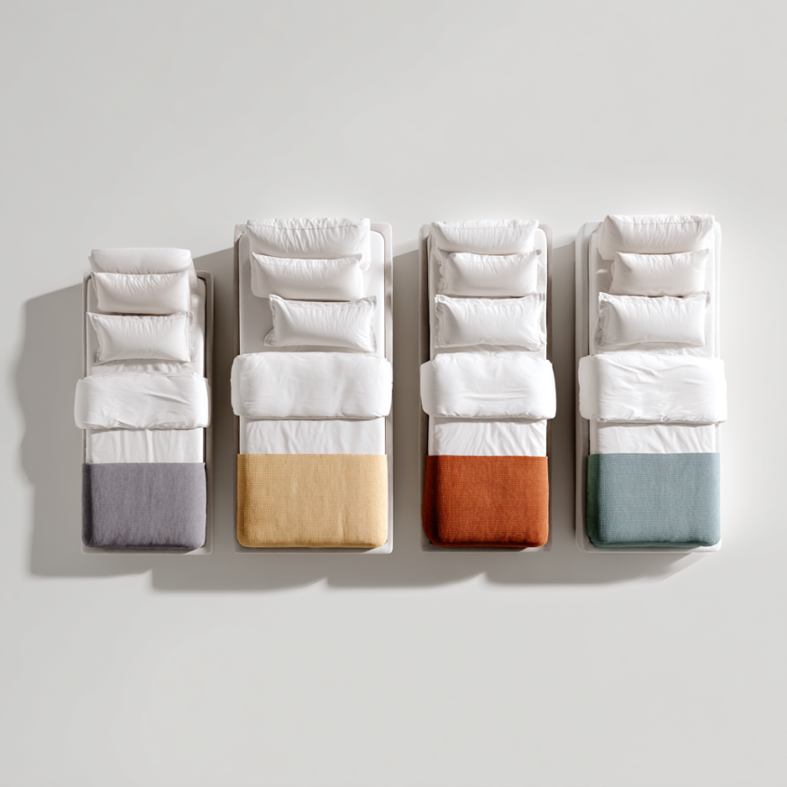 queen bed size in feet compared to twin full king and california king