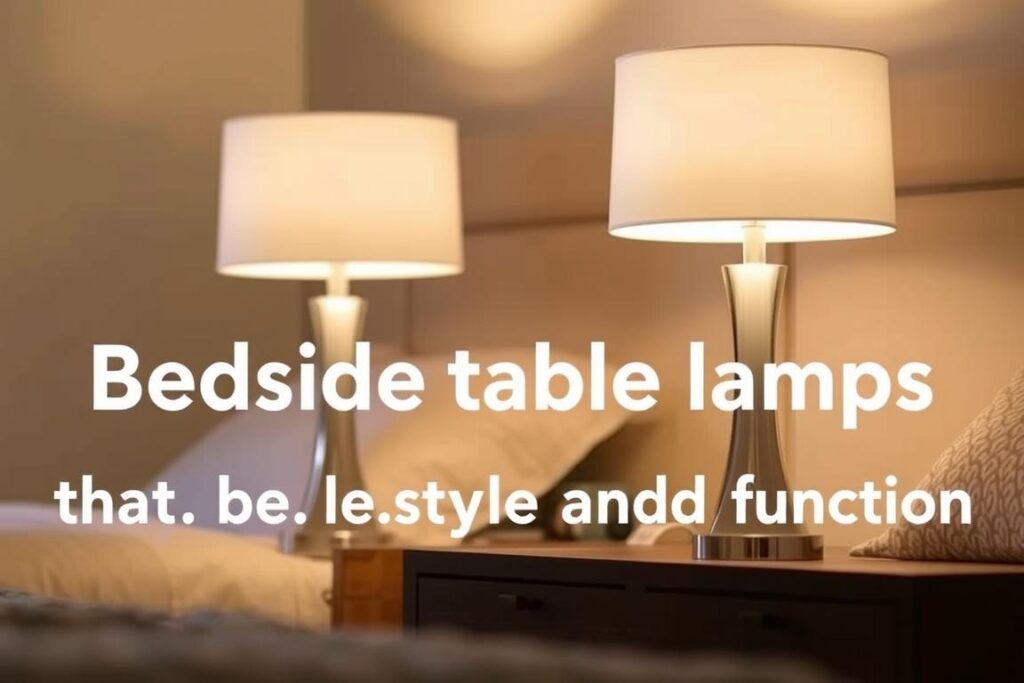 bedroom lighting ideas – bedside table lamps for reading