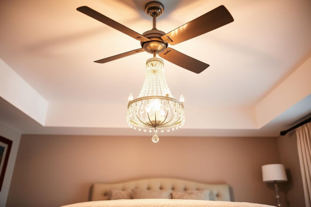 How to size a chandelier or fan for bedroom ceilings