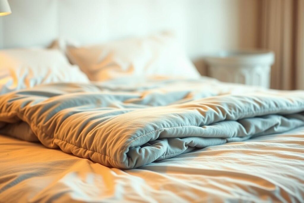 Best Weighted Blanket on a neatly made bed