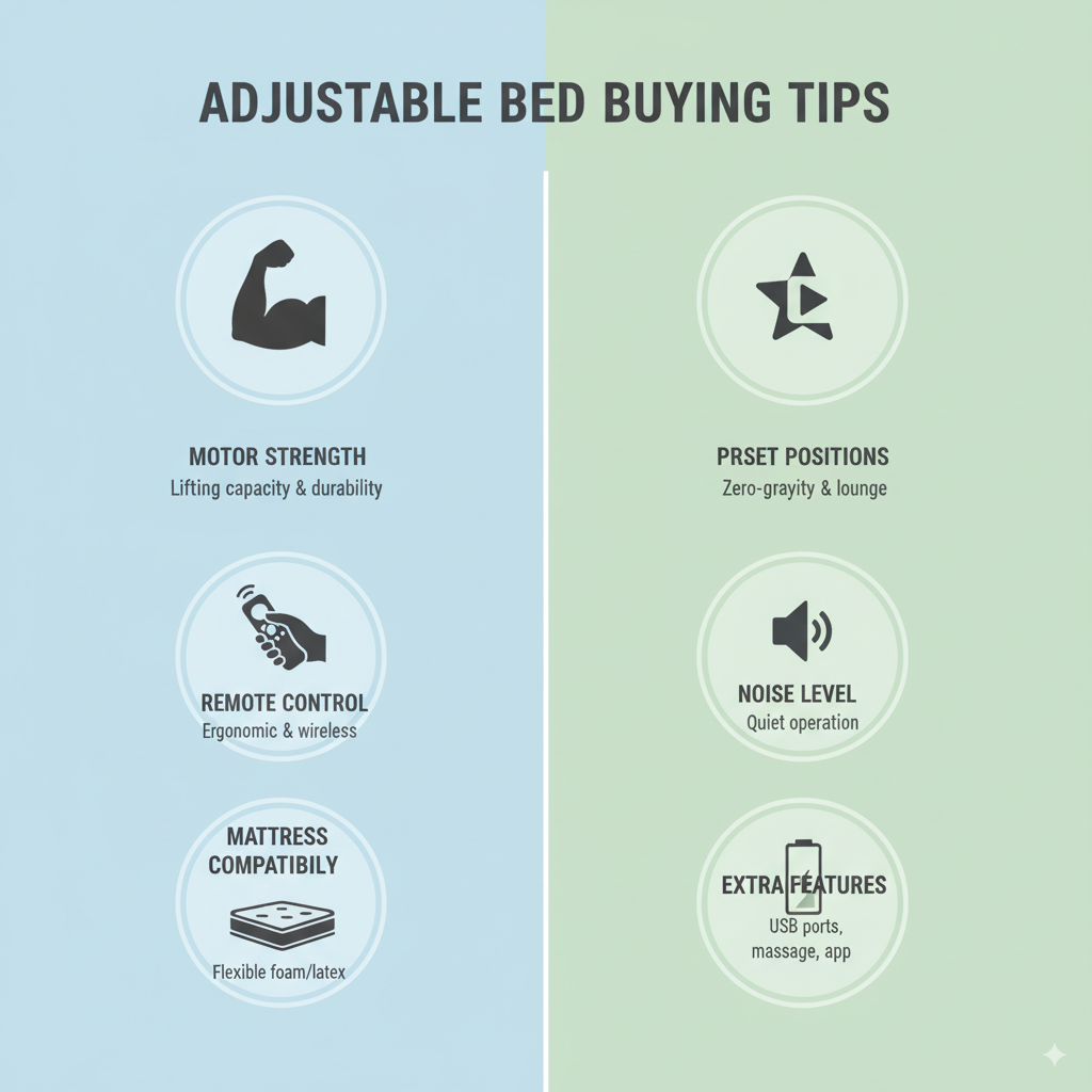 Elegant bedroom featuring adjustable beds for luxurious comfort