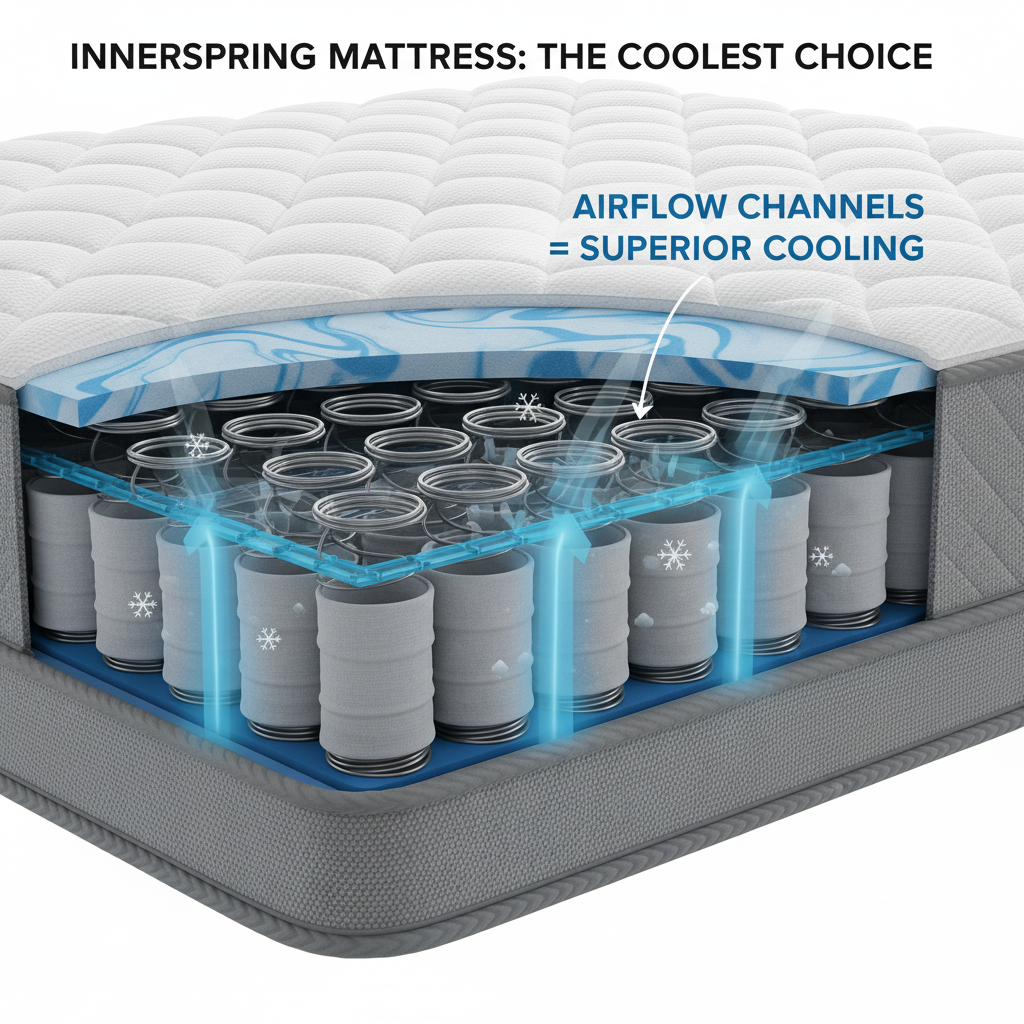 Close view of memory foam layers labeled as the best bed material for pressure relief