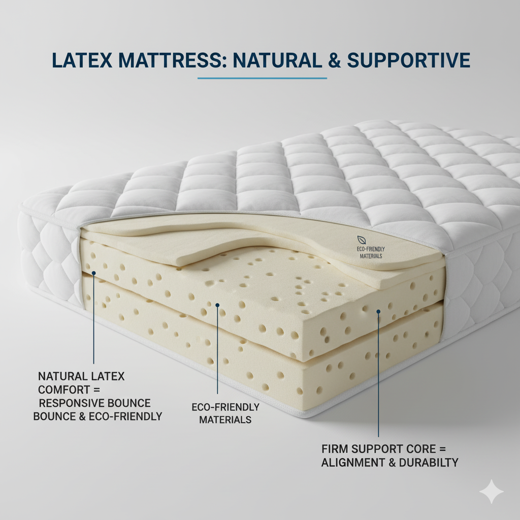 Cutaway of an innerspring mattress showing why it can be the best bed material for cooling