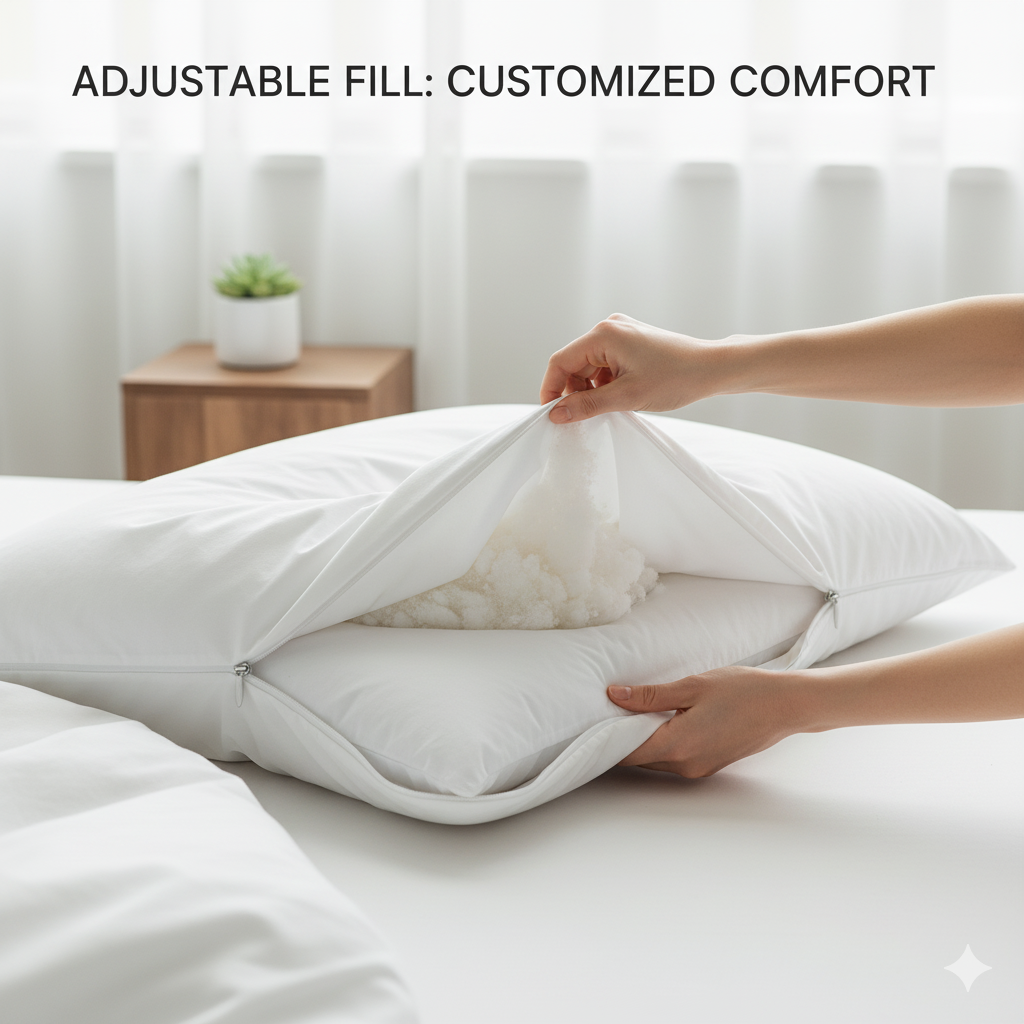 what is pillow loft — low, medium, and high comparison