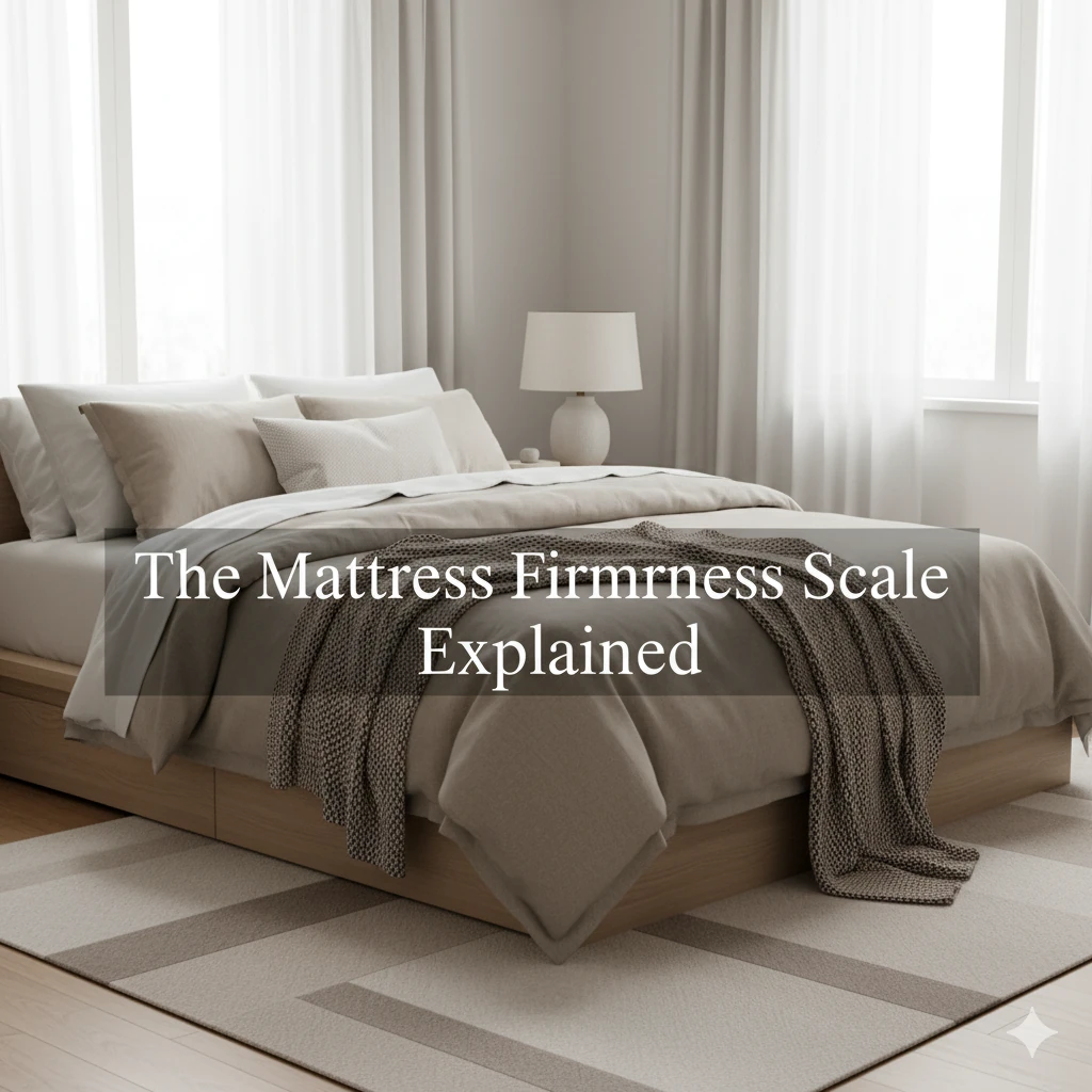 mattress firmness scale chart from plush to firm showing comfort level featuring mattress firmness scale explained