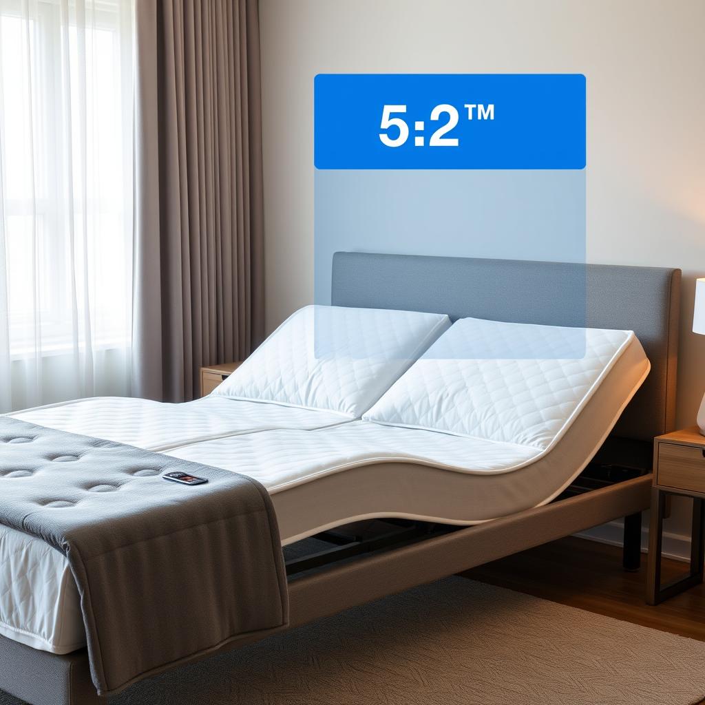 Adjustable bed frame set up for IBT for circulation