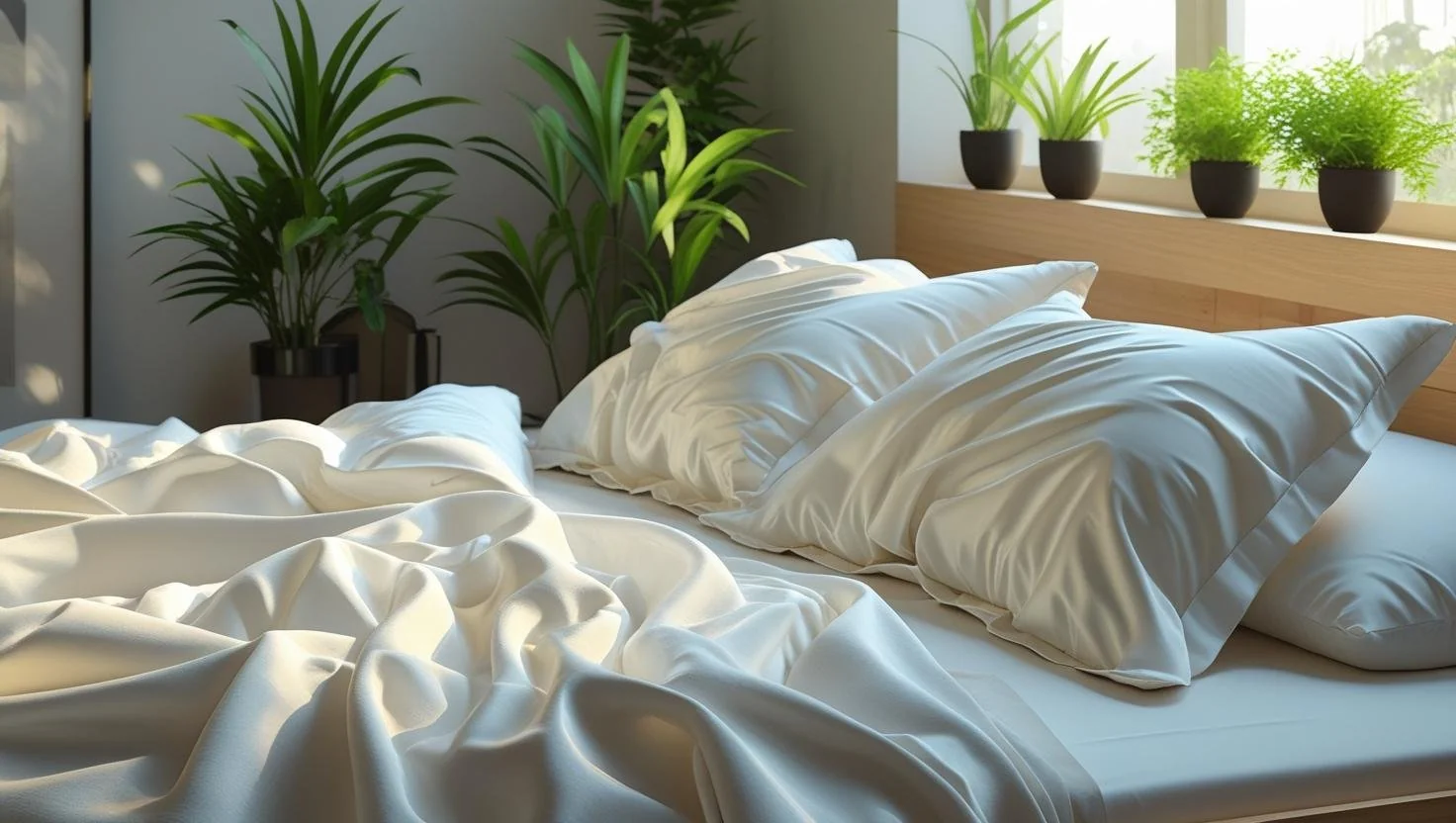 Comfort comparison to help you choose bamboo vs cotton bedding if you’re a hot sleeper.