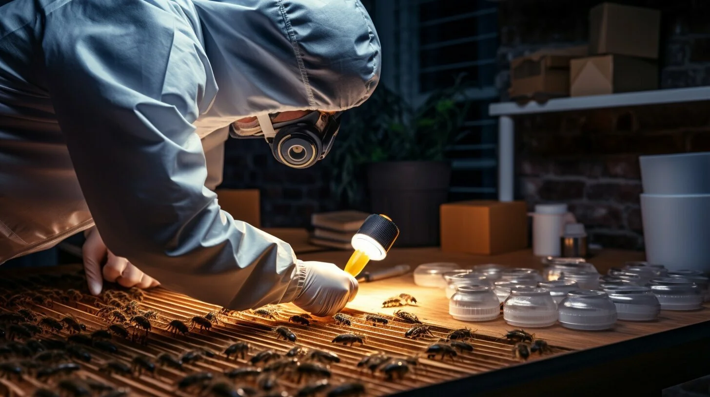 An example of Bed Bug Prevention and Management shows encasing a mattress to block and detect pests quickly.