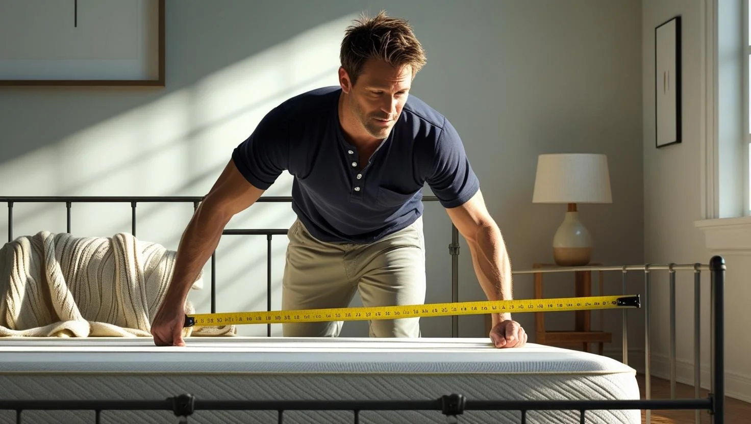 Bed frame compatibility for bed width mattress fit