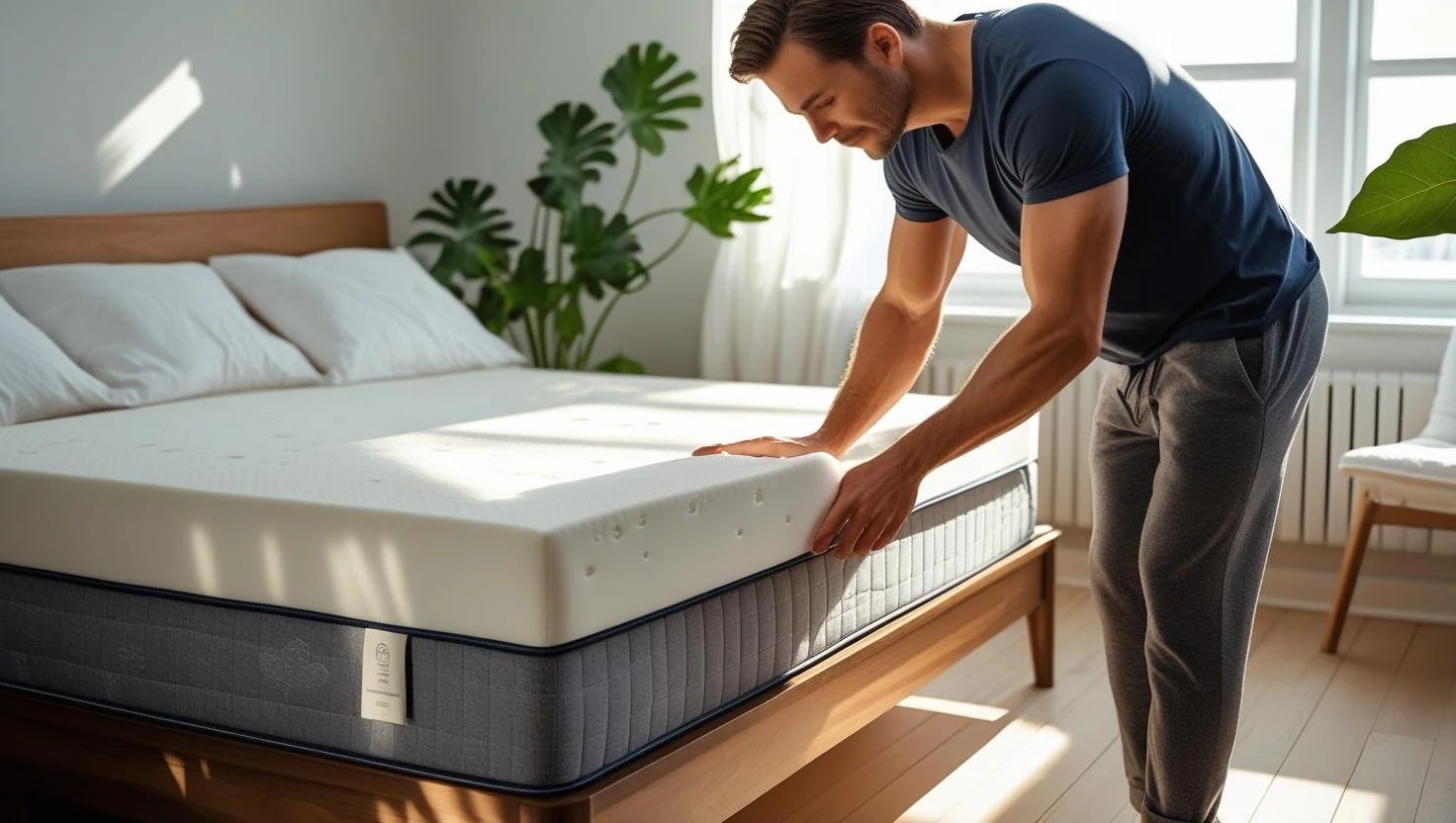 Guests gather to share Bedding Ceremony Stories as they smooth fresh linens and arrange keepsake pillows on the wedding bed.