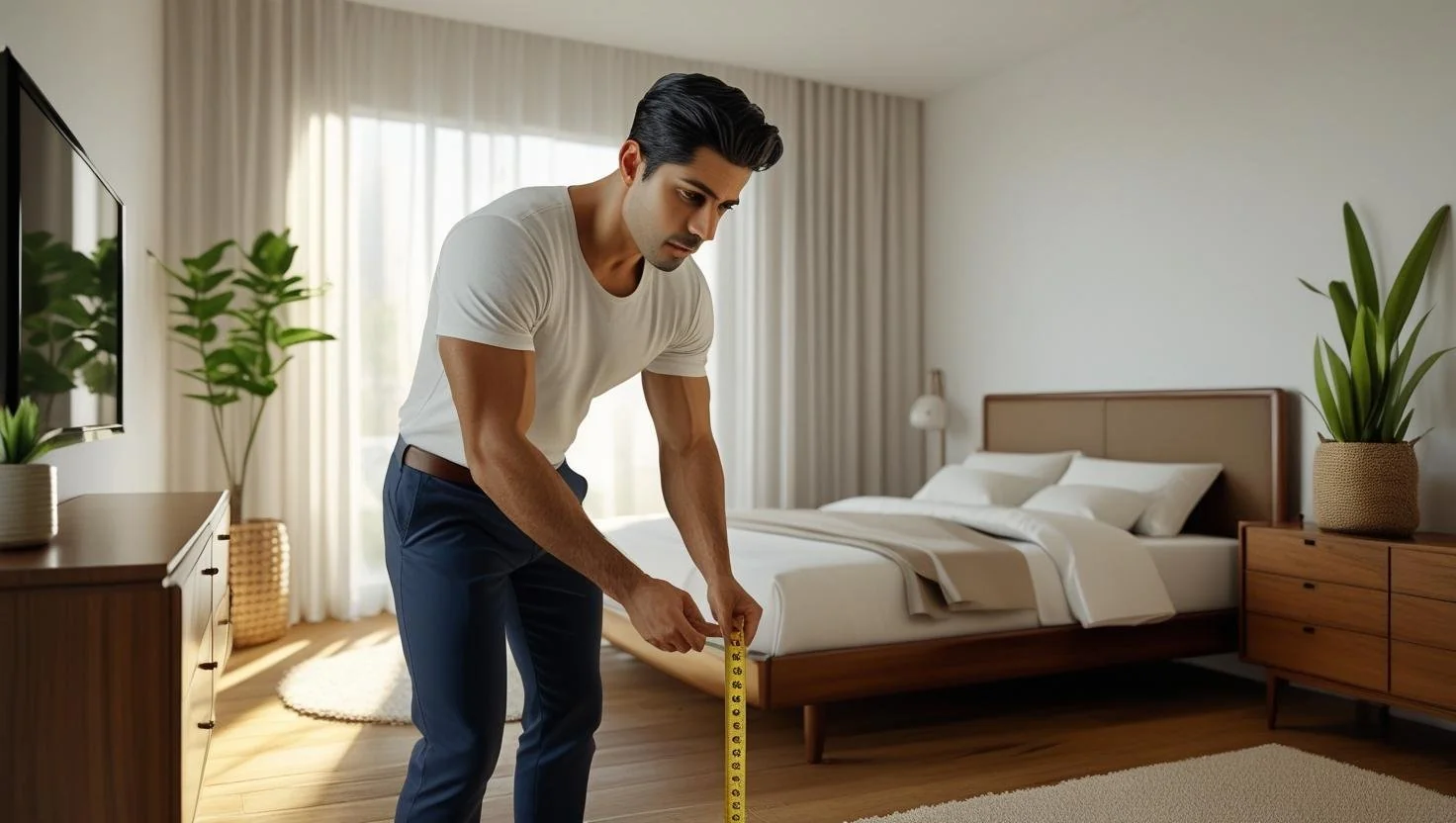 Best bed width for room guide with clearance chart