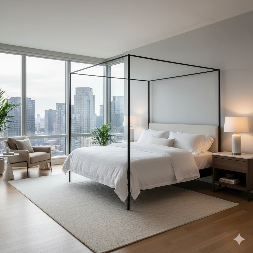 Eco-friendly best canopy bed frames using certified materials