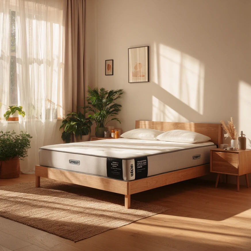 This image shows cleaning steps that support choosing the right mattress for long-term use.