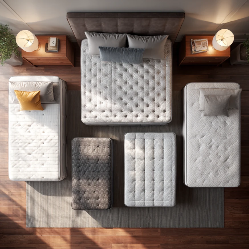 A homeowner measures wall lengths and notes doors and windows to help with Choosing the Right Mattress Size in a small bedroom.