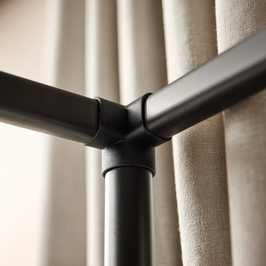 A modern metal canopy sturdy bed frame for stylish bedrooms