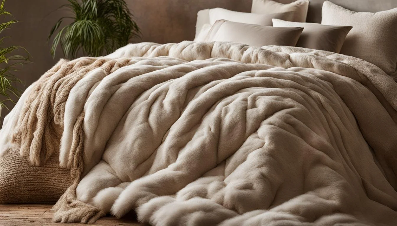 layered bedding setup for personalized temperature control