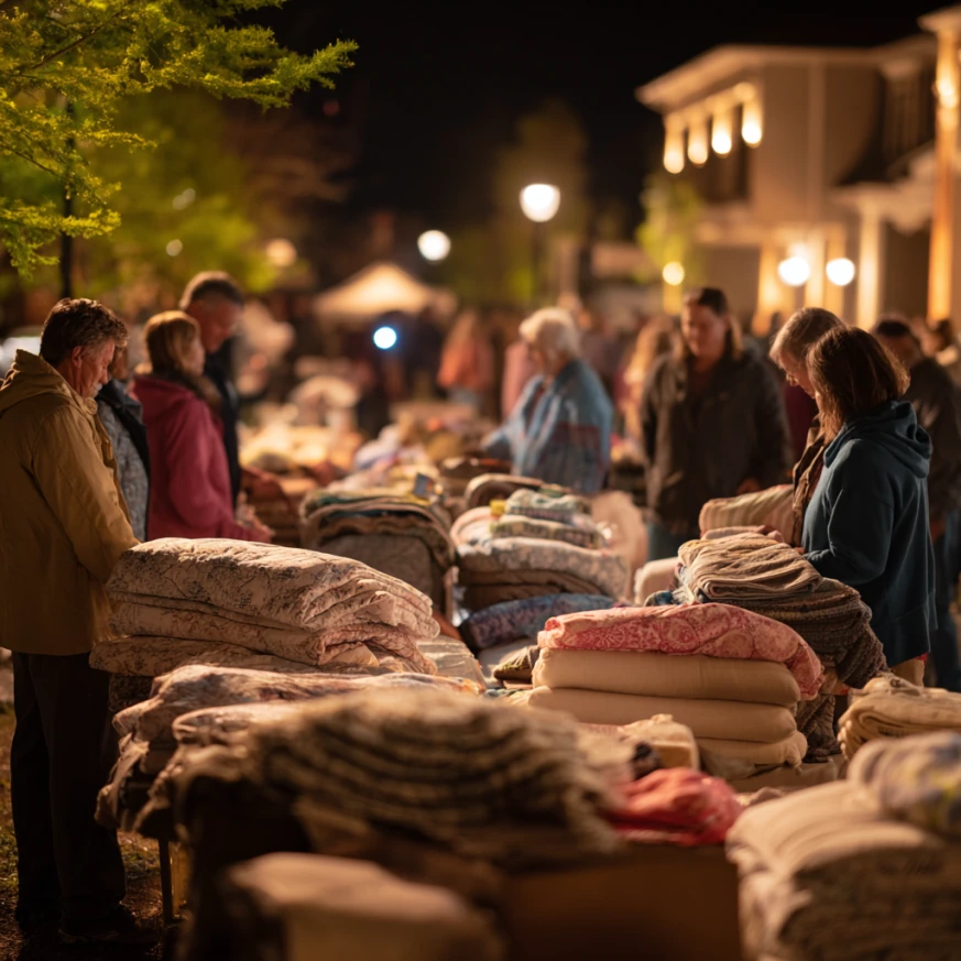 Donate bedding to animal shelters