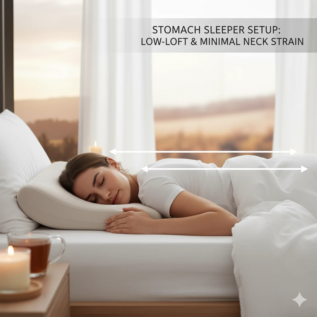 what is pillow loft — ear-to-shoulder measurement to estimate height - featuring pillow loft choose