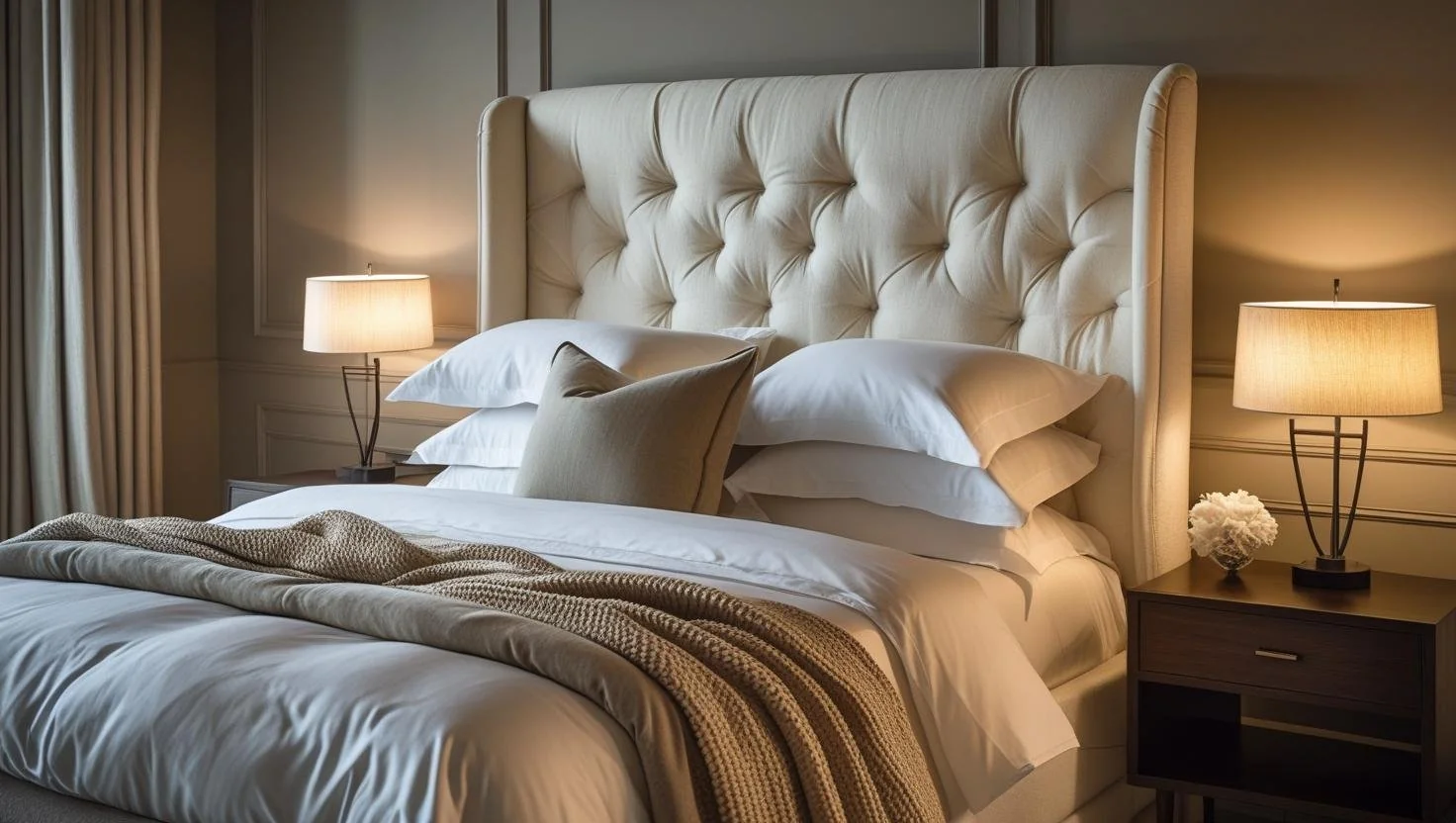 types of king bed frames shown side by side