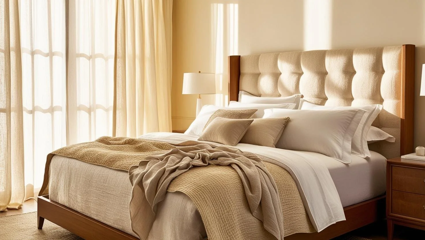 how to layer bedding with cozy throw blanket and pillows