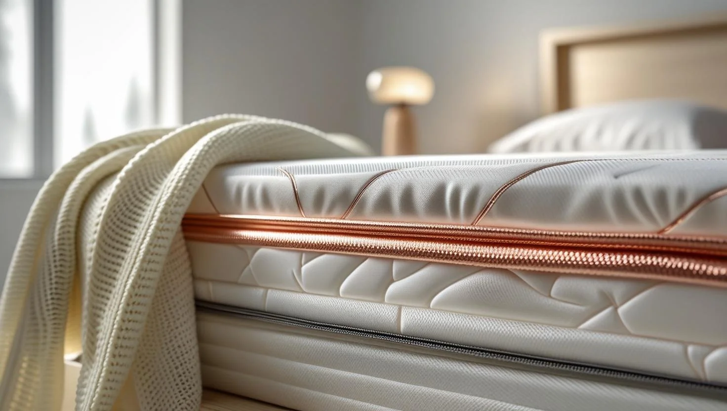 layla flippable best memory foam mattress side sleepers with copper gel foam